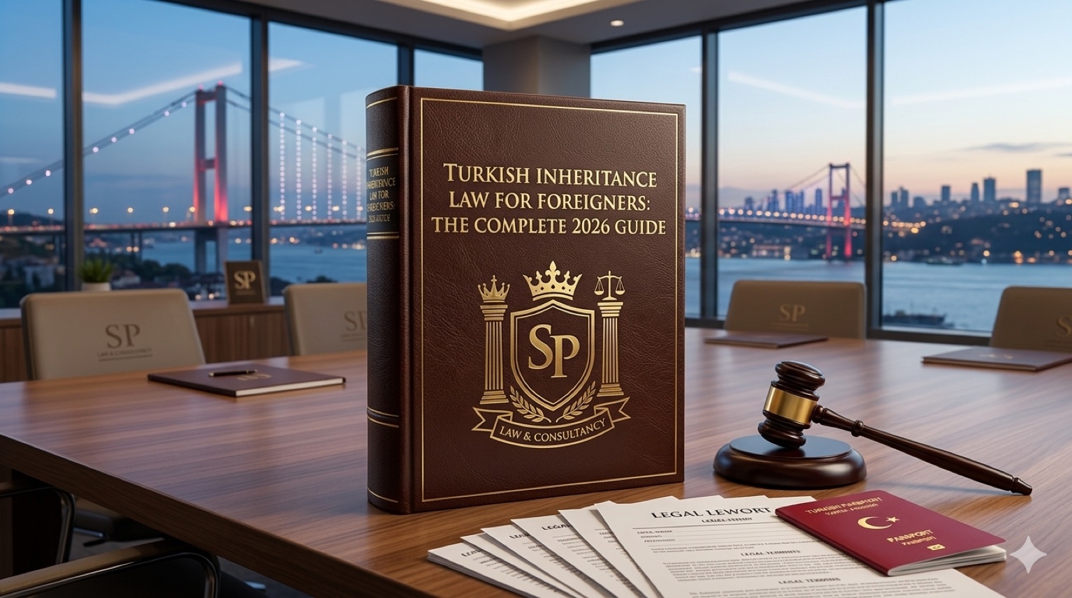 Turkish inheritance law for foreigners — SP Law & Consultancy legal guide cover